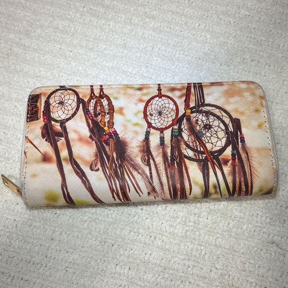 Bohemian First Nations Dreamcatcher Women's Wallet - Picture 4 of 5